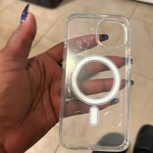 Clear iPhone 16 PRO Case with Ring Holder